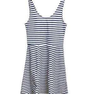 H&M Women Sleeveless Striped Jersey Dress
